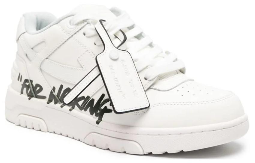 Off-White Out Of Office Low 'For Walking White Black'' OMIA189C99LEA0120110