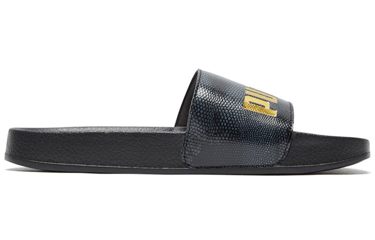 PUMA Leadcat Snake Lux Slide Sandal Black 370693-01