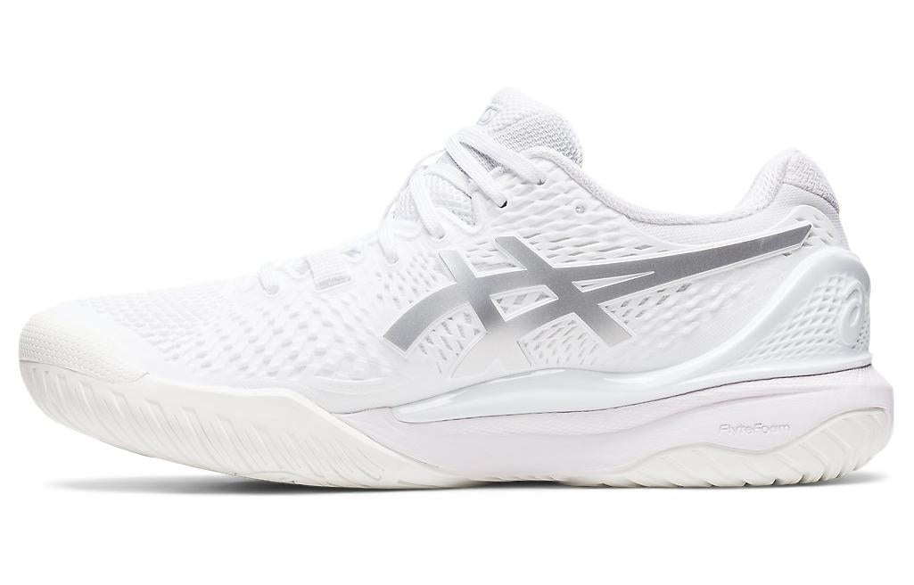 (WMNS) ASICS Gel-Resolution 9 Wide 'White Pure Silver' 1042A226-100