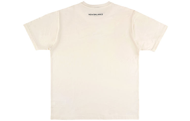 New Balance x Noritake Unisex Printing Round-neck Ivory AMT12389-RSI