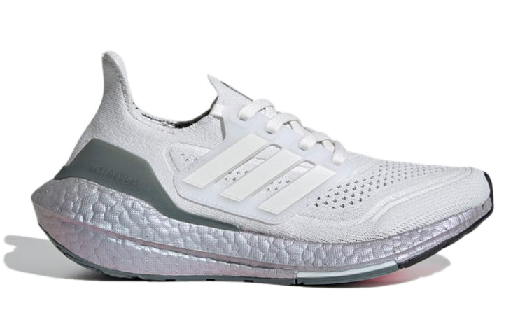 (GS) adidas UltraBoost 21 J 'Crystal White Silver' FZ2930