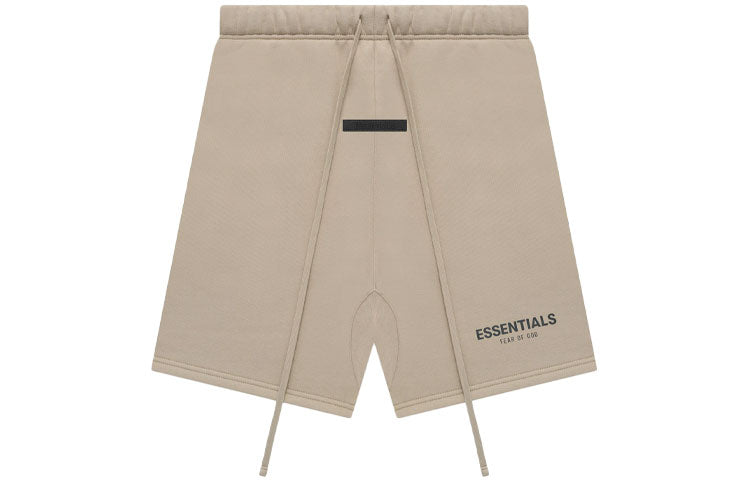Fear of God Essentials FW21 Sweatshort Dark Tan FOG-FW21-182