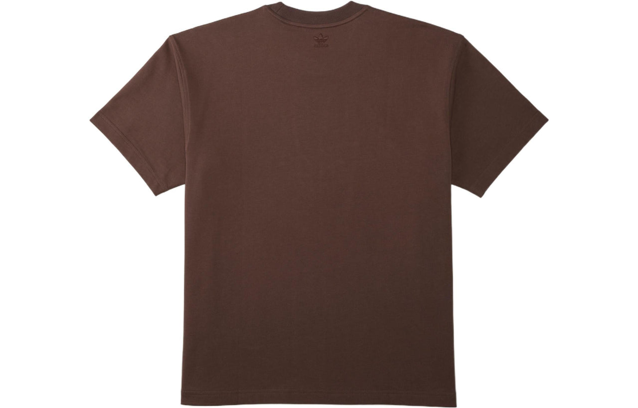 adidas x Pharrell Humanrace Small Logo T-Shirt 'Brown' HI2956