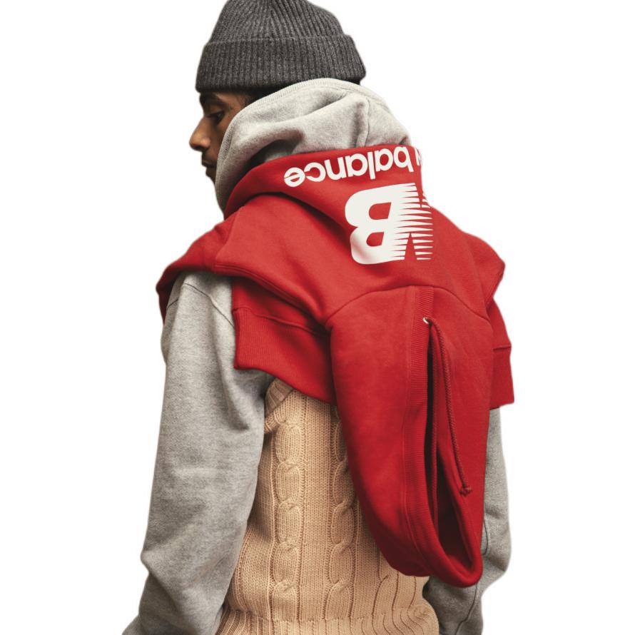 New Balance MADE in USA Heritage Hoodie 'Team Red' MT21547-TRE