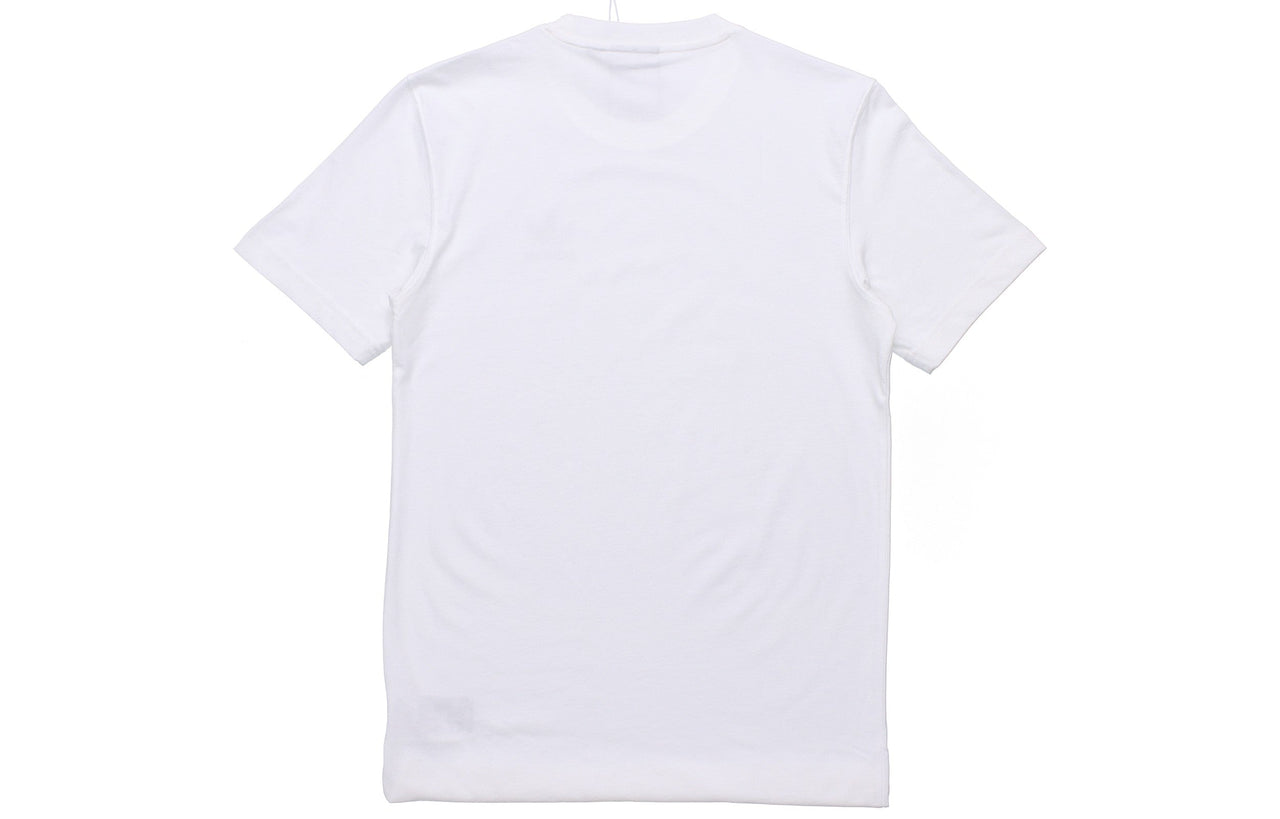 adidas originals Solid Color Logo Short Sleeve White FM3355