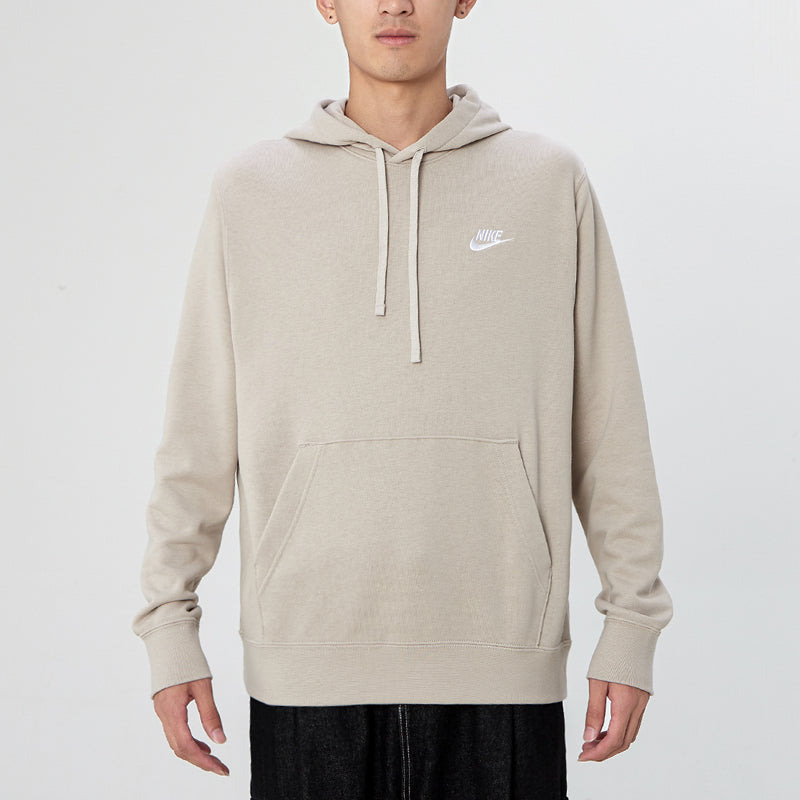 Nike Logo Casual Sports hooded Pullover Gray CZ7858-236