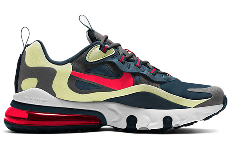 (GS) Nike Air Max 270 React 'Iron Grey Lime Crimson' BQ0103-015