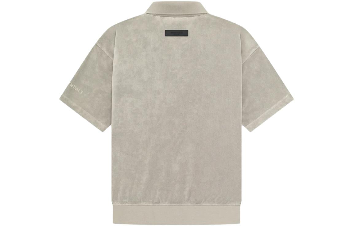 Fear of God Essentials SS23 Long Sleeve French Terry Polo 'Beige' 125BT224053F