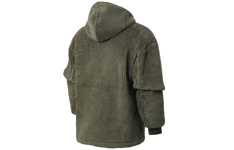 PUMA Classics Winter Sherpa Hoodie Jacket 'Olivegreen' 530271-64
