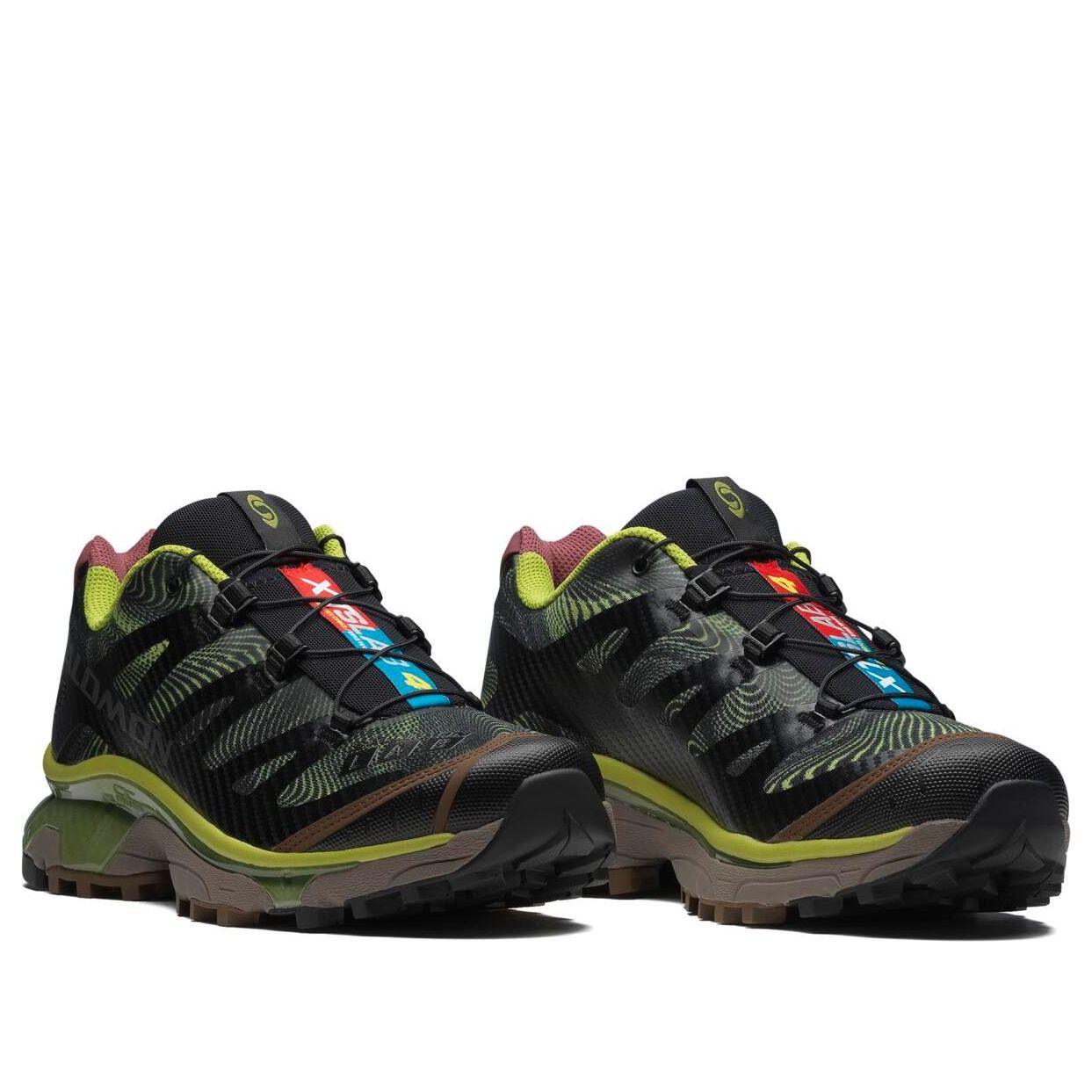 SALOMON XT-4 OG 'Rave at Dawn Black Dark Citron' 477473