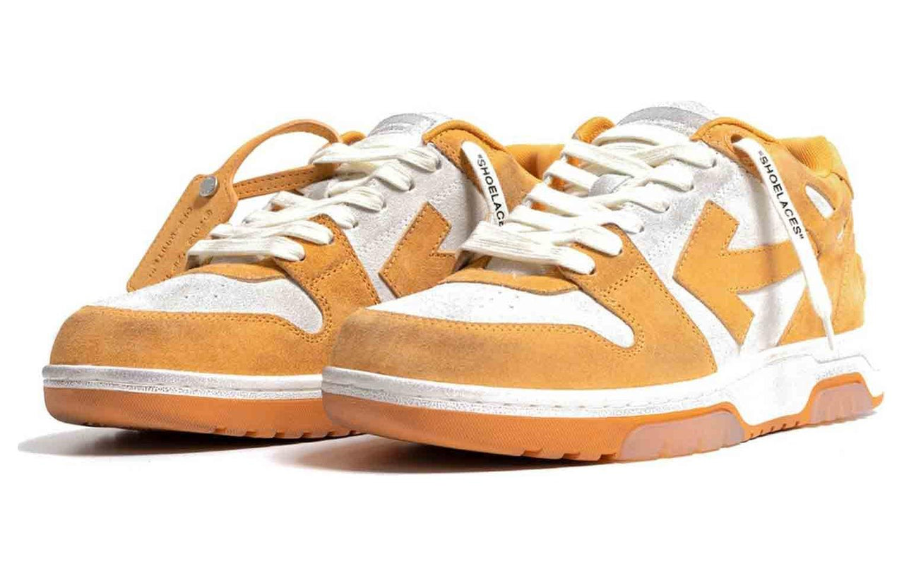 Off-White Out Of Office OOO Low Tops 'Vintage Suede Orange' OMIA189S23LEA0110120