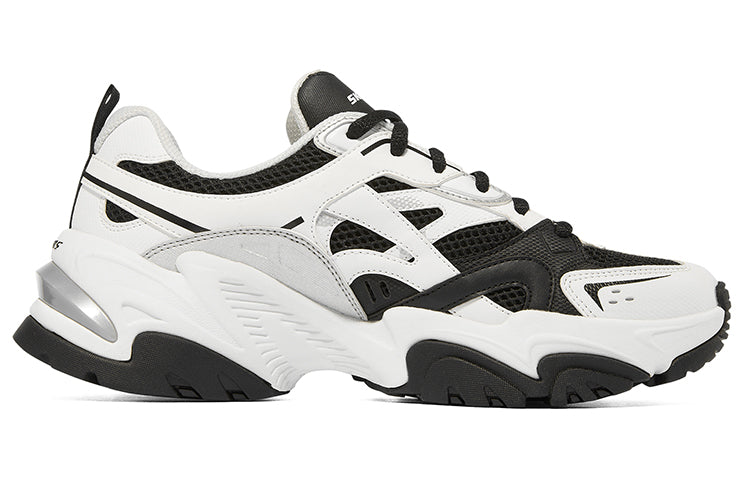 (WMNS) Skechers Stamina V2 'Black White' 149514-WBK