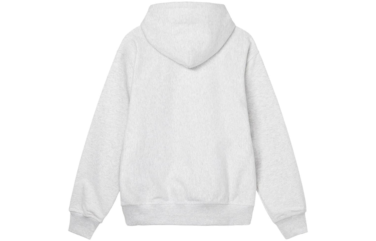 Stussy Swirl Applioue Hoodie 'Light Grey' 118478