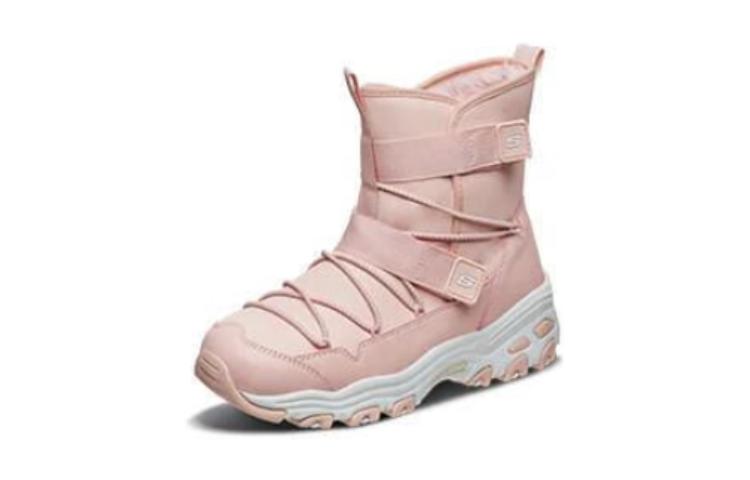 (GS) Skechers Winter Snow Boots 'Pink White' 664097L-PNK