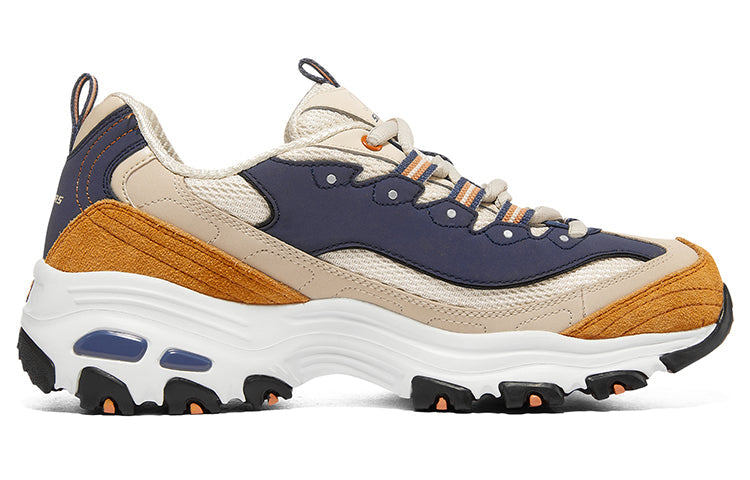 (WMNS) Skechers D'Lites 1.0 'Brown Blue' 13167-TNV