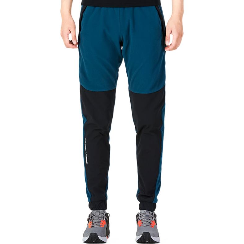 Under Armour Rush Fleece Pants 'Blue Black' 1366179-413