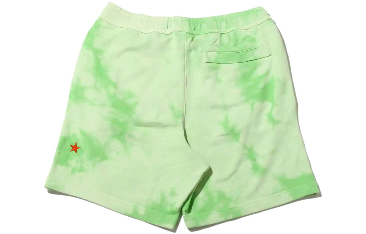 Men's Nike SportswearFrench Terry Solid Color Logo Flowers Embroidered Casual Shorts Light Green DM5017-332