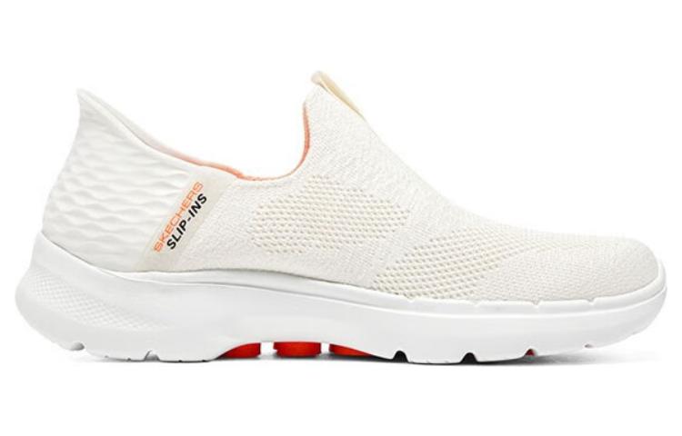 (WMNS) Skechers Go Walk 6 Slip In Fabulous View 'Off White' 124569-OFWT