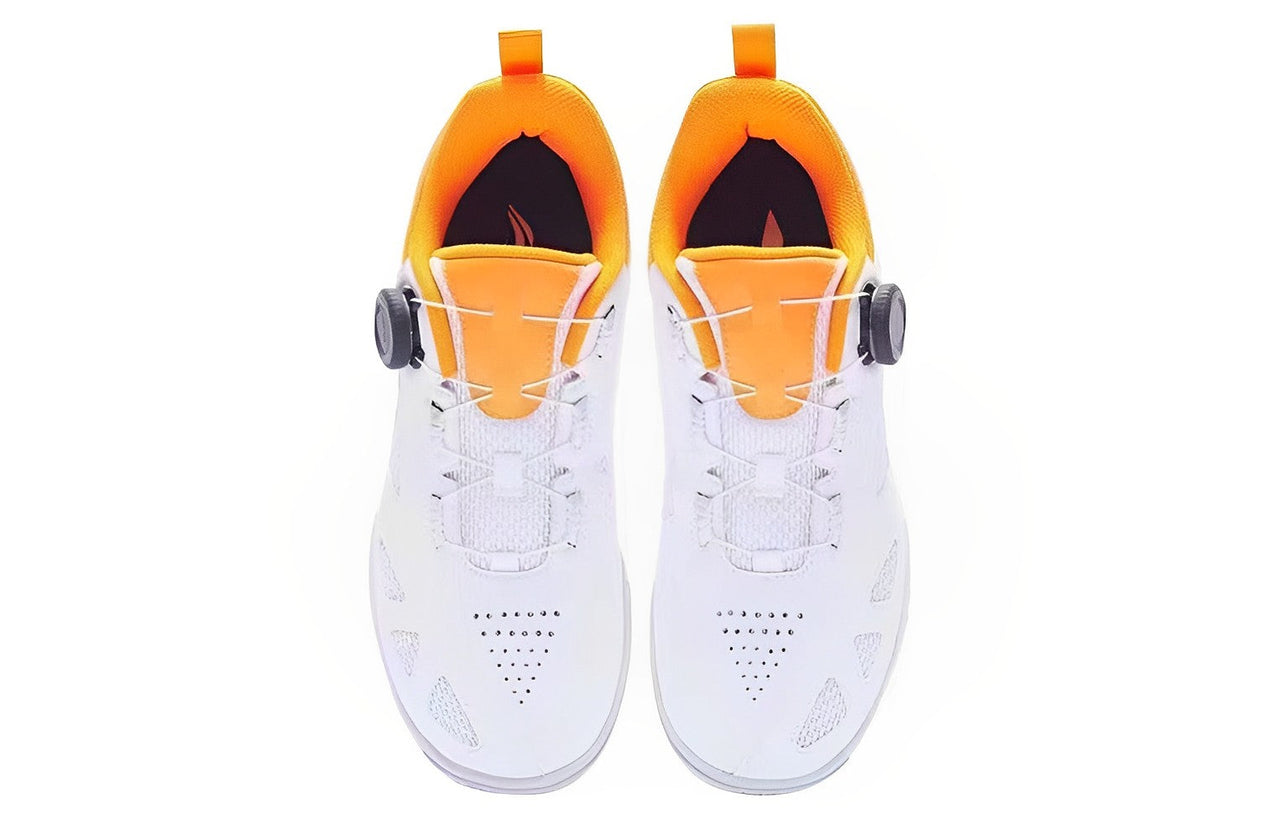Li-Ning Mage Pro Table Tennis Shoes 'White Orange' APTT001-2