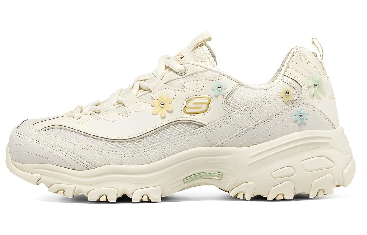 (WMNS) Skechers D'LITES 1.0 'Cream Yellow' 896188-OWHT