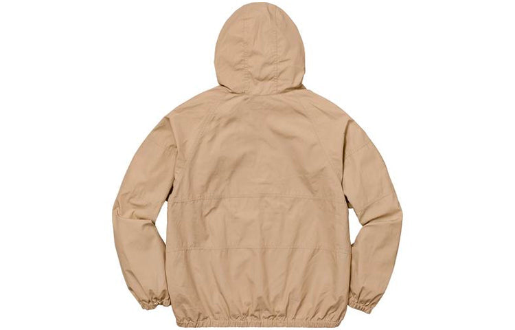 Supreme SS18 Cotton Hooded Raglan Jacket Light Khaki SUP-SS18-402