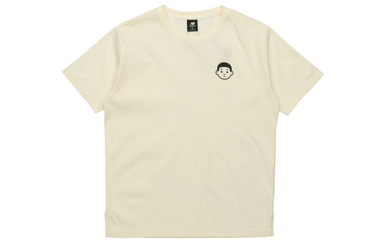 New Balance x Noritake Crossover NB Small Pattern Short Sleeve Couple Style White AMT02378-IV