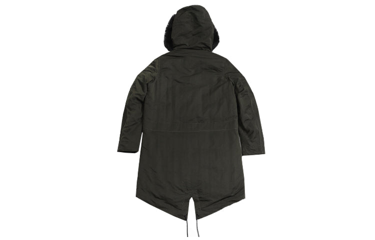 Nike Sportswear Down Fill Long-Term Warm Down Jacket Black Green BV4752-355