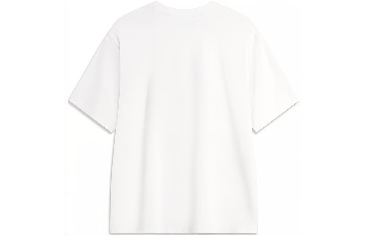 Li-Ning Hoops Comics Graphic T-shirt 'White' AHSU673-4