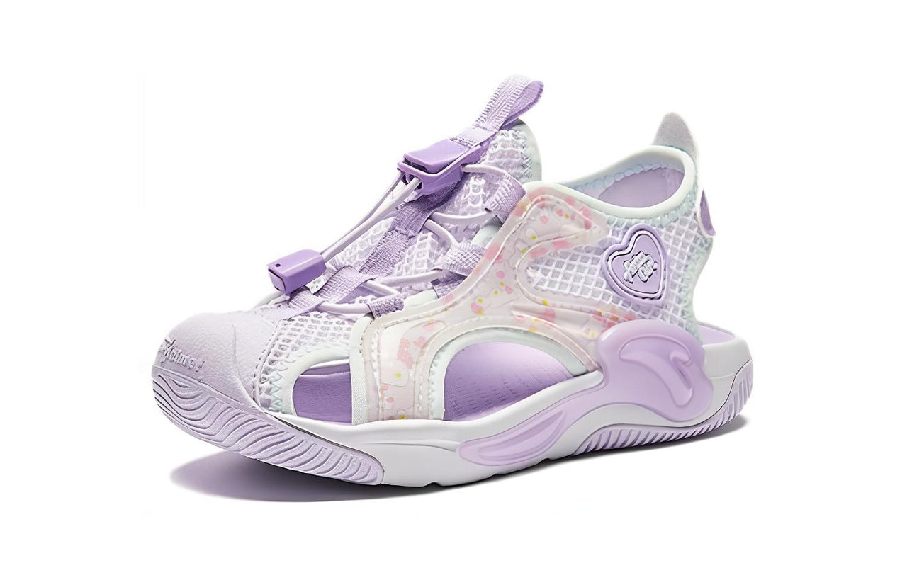 (PS) ANTA Sandals 'White Purple' A322429902-1