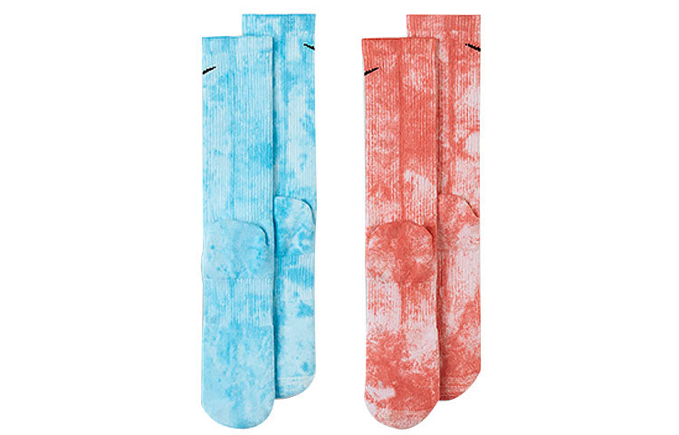 Nike Unisex Everyday Plus Medium Stockings 2 Packs Blue/Red DM3407-902