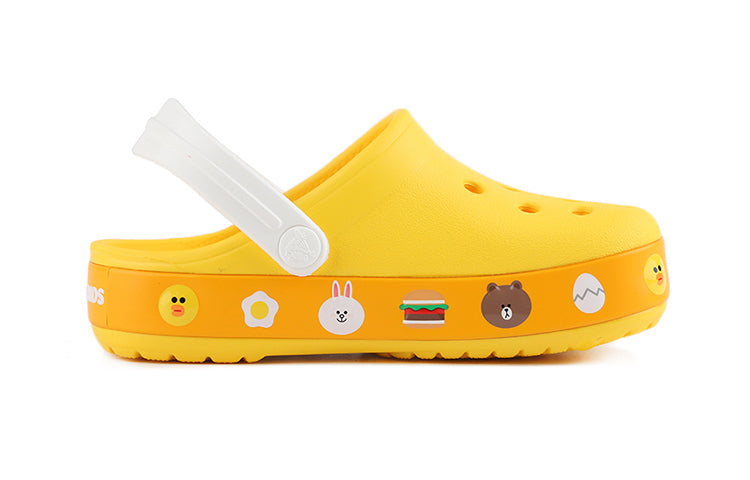 (PS) Crocs Small Crocs Beach Yellow Sandals 206028-730