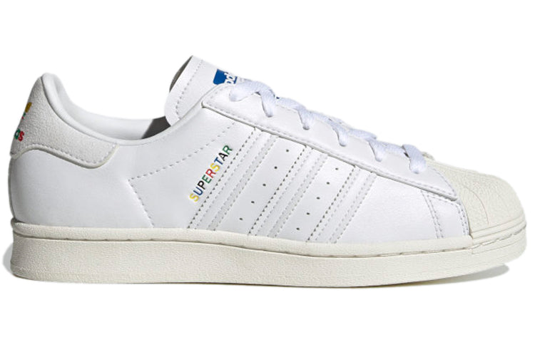 (WMNS) adidas Superstar 'White Rainbow Logo' GZ7537