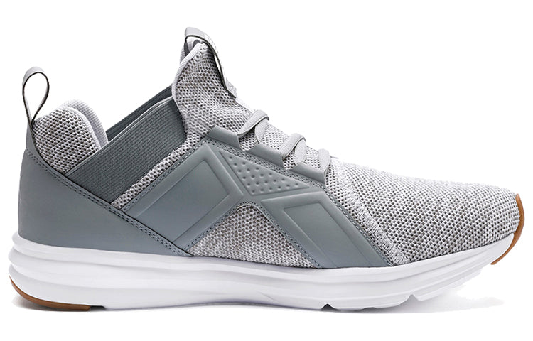 PUMA Enzo Knit Low-top Running Shoes Grey/White 191635-06