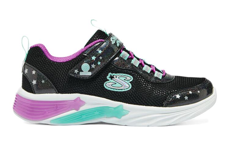 (GS) Skechers S Lights: Glow-Brites Shoes 'Black Purple Green' 319043L-BKPR