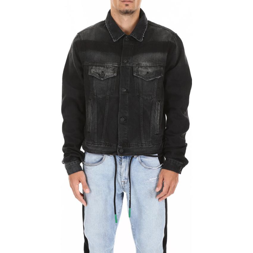 Off White Impressionism Denim Jacket 'Black' OMYE017R198120111088