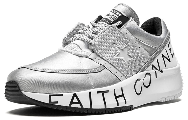 (WMNS) Converse Run Star x Faith Connexion Low Top Metal Silver 565537C