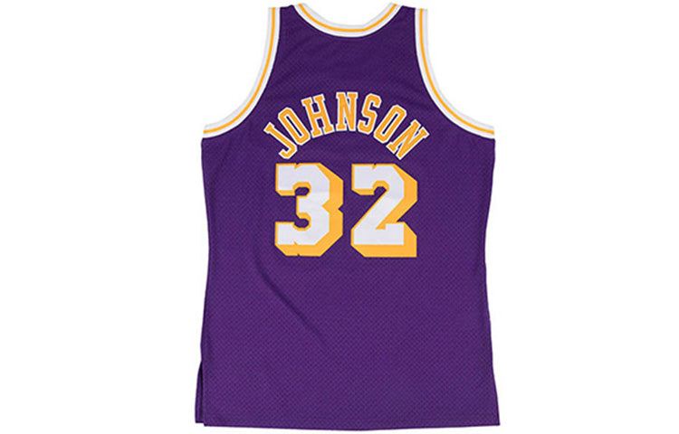 Mitchell & Ness NBA Swingman Jersey Magic Johnson Los Angeles Lakers 84-85 'Purple Gold' SMJYGS18176-LALPURP84EJH