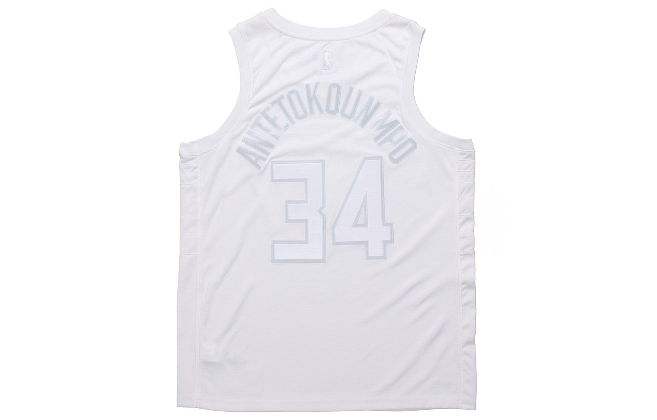 Nike NBA SW20 Milwaukee Bucks MVP 34 ANTETOKOUNMPO G Swingman Jersey White CT4209-100