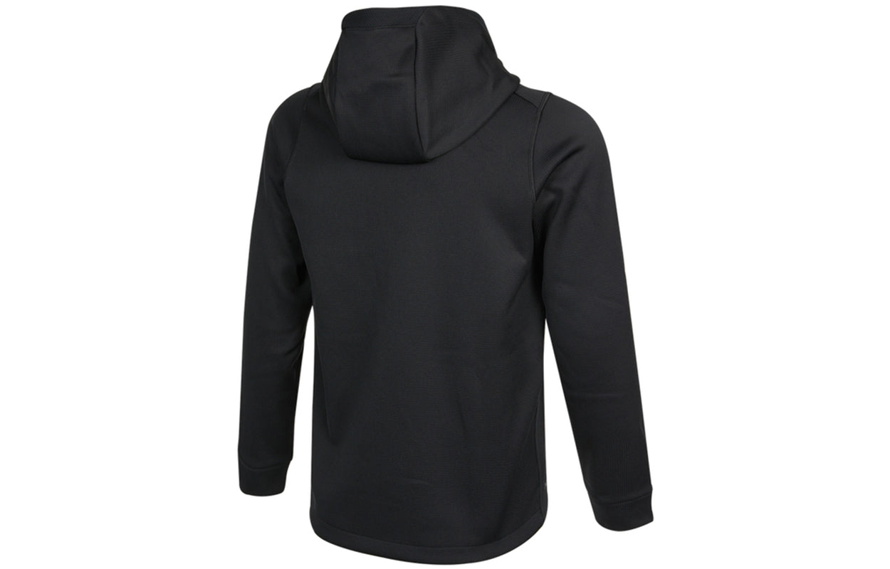 Men's Nike Pro Therma-FIT Fleece Stay Warm Sports Training Hooded Logo Jacket Autumn Black DD2125-010