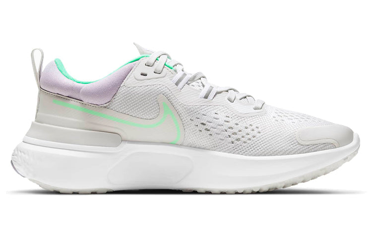 (WMNS) Nike React Miler 2 'Platinum Tint Green Glow' CW7136-002