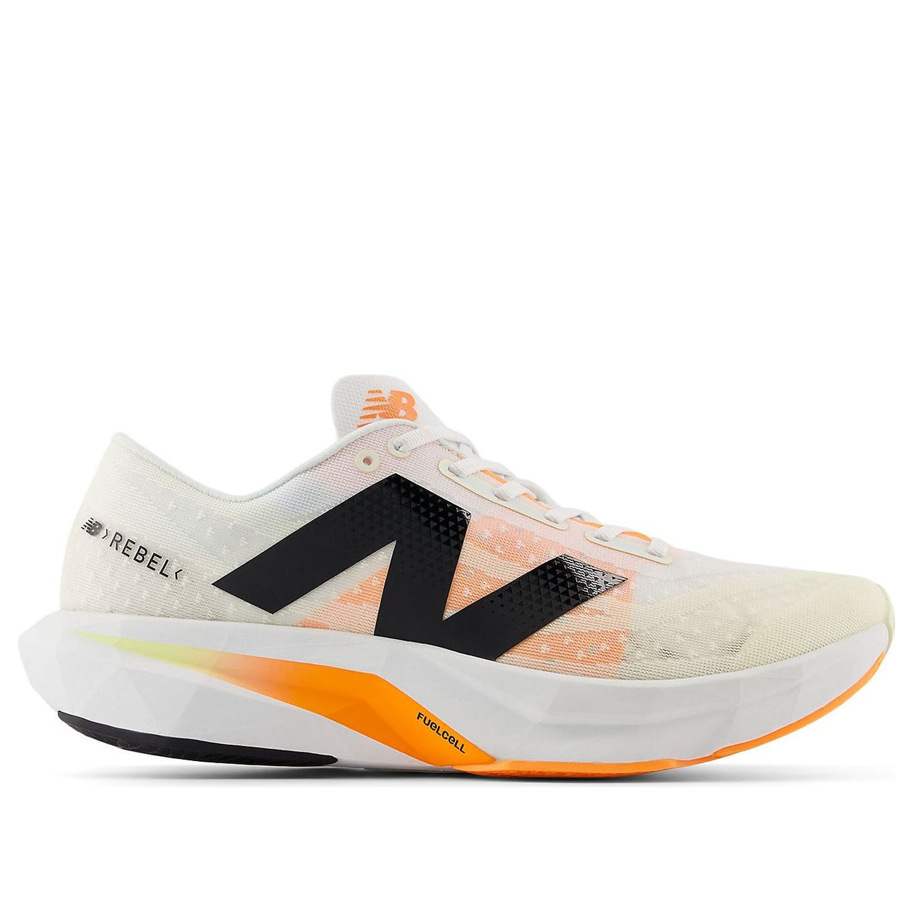 New Balance FuelCell Rebel v4 'White Black Orange' MFCXCN4