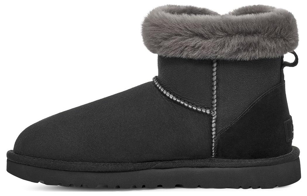 (WMNS) UGG Classic Heritage Fluff 'Black' 1130590-BLK