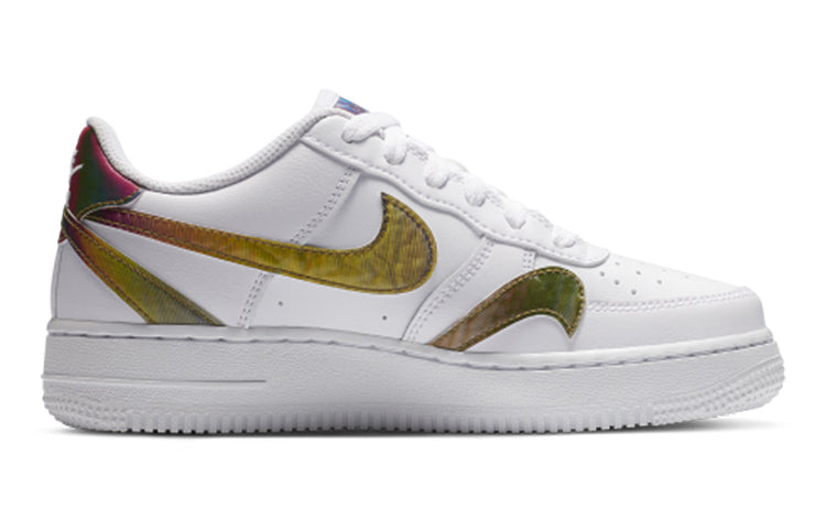 (GS) Nike Air Force 1 LV8 2 'Misplaced Swooshes - White Multi' CZ5890-100