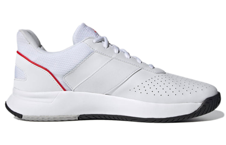 adidas Courtsmash Shoes White/Green/Red FY8651