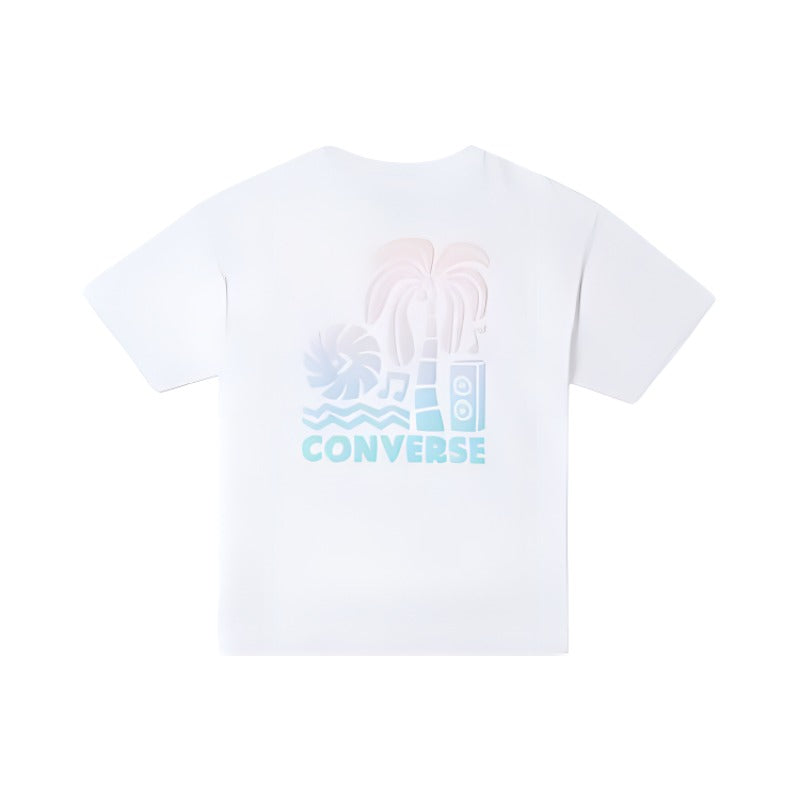 (WMNS) Converse Music Festival T-Shirt 'White' 10026375-A01