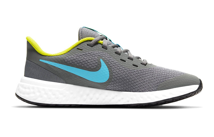(GS) Nike Revolution 5 'Smoke Grey Chlorine Blue' BQ5671-019
