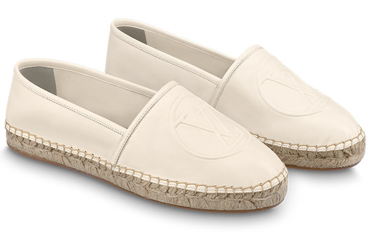 (WMNS) LOUIS VUITTON Starboard Flat Espadrille Shoes 'Beige with Logo' 1ABVM6