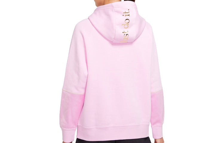 (WMNS) AS W Nike Sportswear ICN CLSH HOODY FLC OS LT ARCTIC PINK DC0653-676