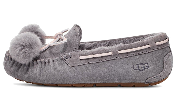 (WMNS) UGG Dakota Bow Pom 'Shade' 1124030-SHA