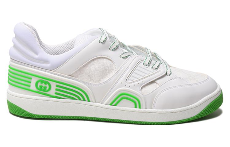 (WMNS) Gucci Basket 'White Green' 700290-2SHG0-9089